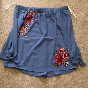 Charming Charlie off shoulder top.